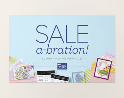 Stampin' Up! Sale-a-bration Jan/Feb 2023