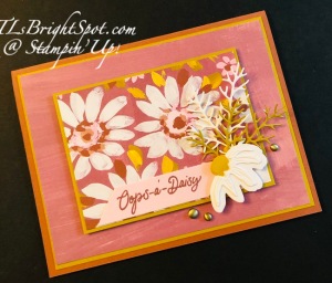 Stampin' Up! Cheerful Daisies for the hop 5/4